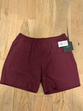 Beyond Yoga Men's Athletic Shorts - Burgundy